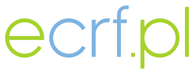 logo ecrf.pl - systemu zarządzania danymi w badaniach klinicznych i rejestrach klinicznych